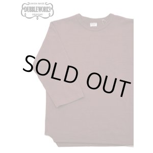 画像: 【 DUBBLEWORKS（ダブルワークス） 】　ヘヴィウエイトベースボールTシャツ [ Heavy Weight Baseball Tee ] [ BORDEAUX ] 【 メール便可 】