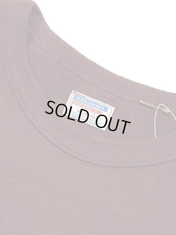 画像6: 【 DUBBLEWORKS（ダブルワークス） 】　ヘヴィウエイトベースボールTシャツ [ Heavy Weight Baseball Tee ] [ BORDEAUX ] 【 メール便可 】