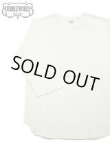 画像: 【 DUBBLEWORKS（ダブルワークス） 】　ヘヴィウエイトベースボールTシャツ [ Heavy Weight Baseball Tee ] [ OFF WHITE ] 【 メール便可 】