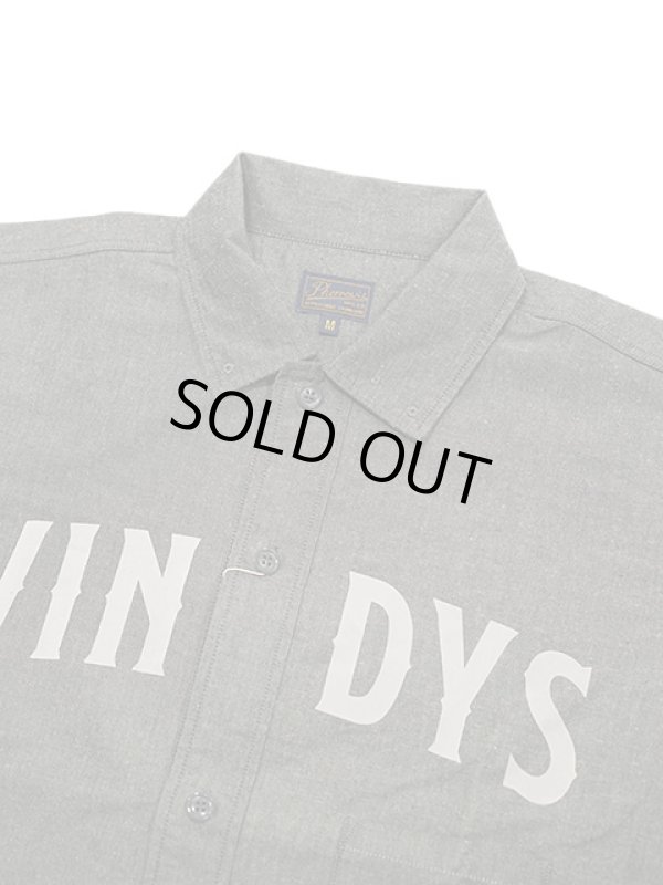 画像3: 【 Pherrow's（フェローズ） 】 ベースボールワークシャツ [ WINDYS ] [ S.BLACK ]