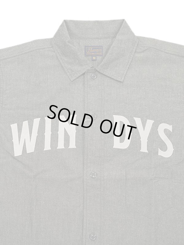 画像5: 【 Pherrow's（フェローズ） 】 ベースボールワークシャツ [ WINDYS ] [ S.BLACK ]