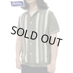 画像: 【 Pherrow's（フェローズ） 】 サマーニットシャツ [ Summer Knit Shirts  ] [ GREEN ]