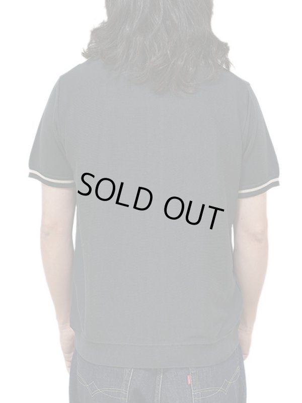 画像2: 【 Pherrow's（フェローズ） 】 サマーニットシャツ [ Summer Knit Shirts  ] [ BLACK ]