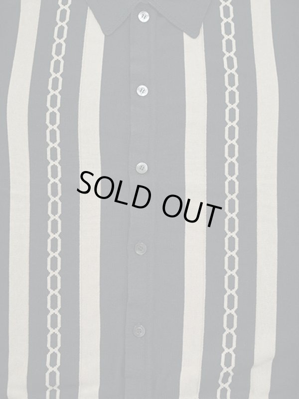 画像5: 【 Pherrow's（フェローズ） 】 サマーニットシャツ [ Summer Knit Shirts  ] [ BLACK ]