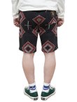 画像2: 【 Pherrow's（フェローズ） 】　ネイティブジャガードショーツ [ Native Jacquard Shorts ] [ S.BLACK ]