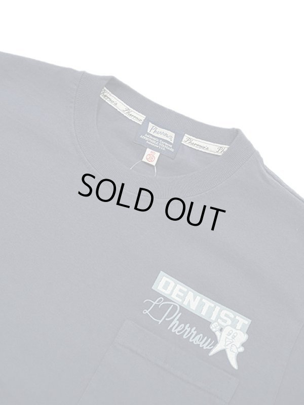画像3: 【 Pherrow's（フェローズ） 】　ポケ付きプリントT-シャツ [ DENTIST ] [ S.NAVY ] [ カタログ未掲載 ] 【 メール便可 】
