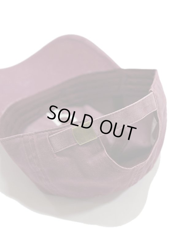 画像5: 【 Pherrow's（フェローズ） 】 ベースボールキャップ [ Pigment Dye Baseball Cap ] [ BURGUNDY ] 