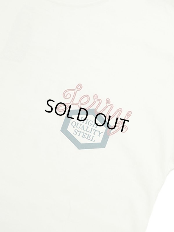 画像4: 【 Pherrow's（フェローズ） 】　プリントT-シャツ ワッペンカスタム [ JIS CO. ] [ WHITE ] 【 メール便可 】