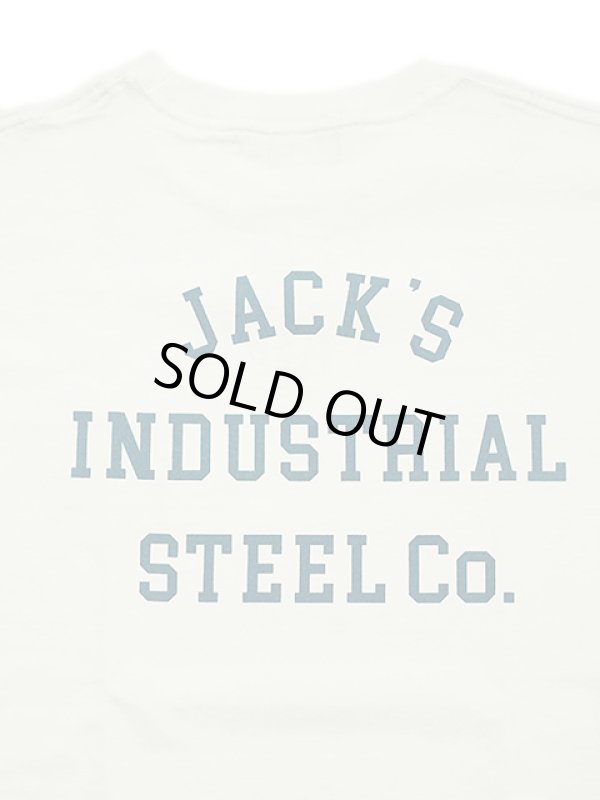 画像6: 【 Pherrow's（フェローズ） 】　プリントT-シャツ ワッペンカスタム [ JIS CO. ] [ WHITE ] 【 メール便可 】