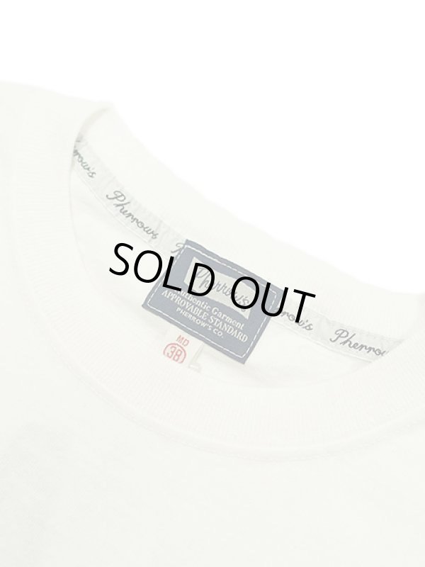 画像7: 【 Pherrow's（フェローズ） 】　プリントT-シャツ ワッペンカスタム [ JIS CO. ] [ WHITE ] 【 メール便可 】