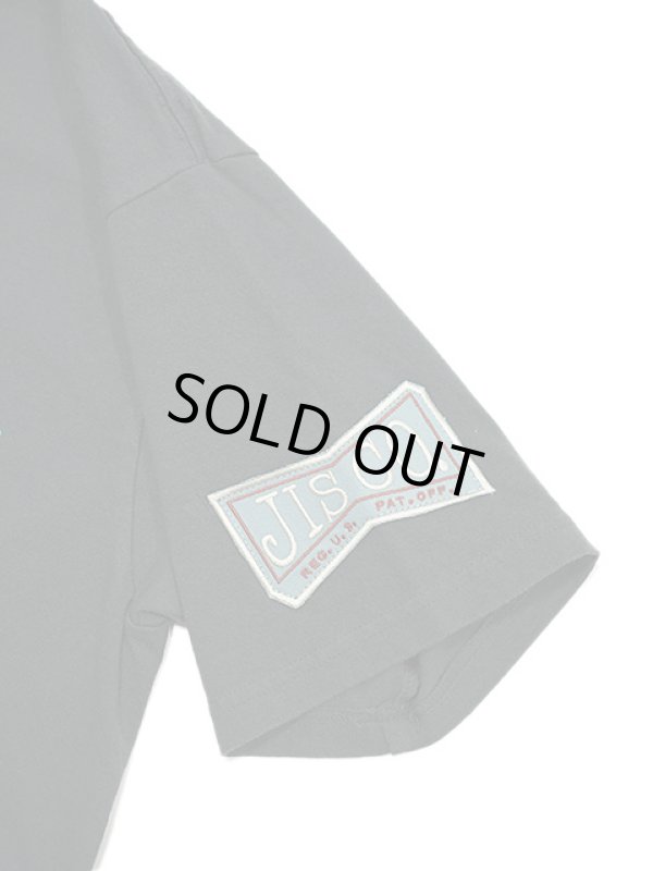 画像5: 【 Pherrow's（フェローズ） 】　プリントT-シャツ ワッペンカスタム [ JIS CO. ] [ S.BLACK ] 【 メール便可 】