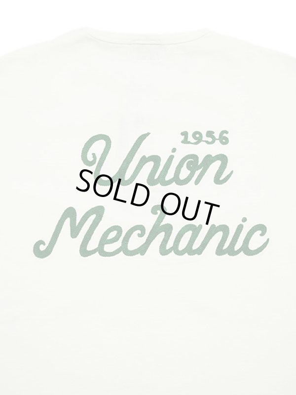 画像6: 【 Pherrow's（フェローズ） 】　刺繍T-シャツ [ Union Mechanic ] [ WHITE ] 【 メール便可 】