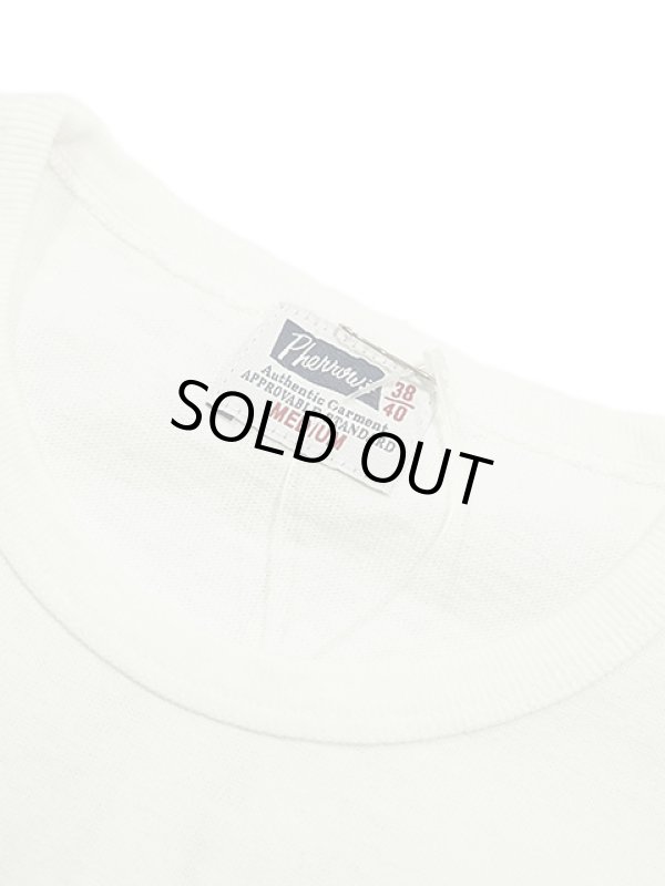 画像7: 【 Pherrow's（フェローズ） 】　刺繍T-シャツ [ Union Mechanic ] [ WHITE ] 【 メール便可 】