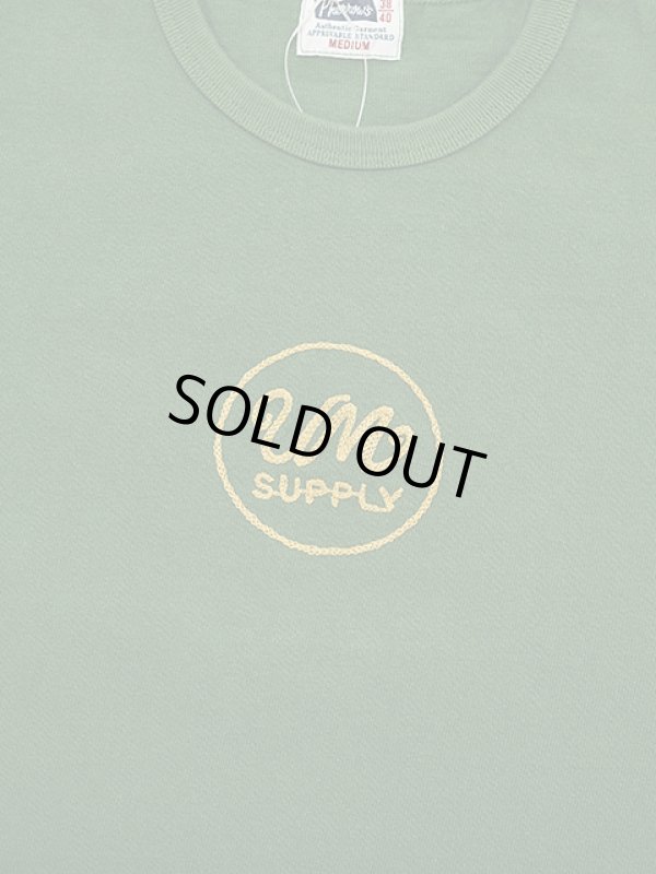 画像4: 【 Pherrow's（フェローズ） 】　刺繍T-シャツ [ Union Mechanic ] [ D.GREEN ] 【 メール便可 】