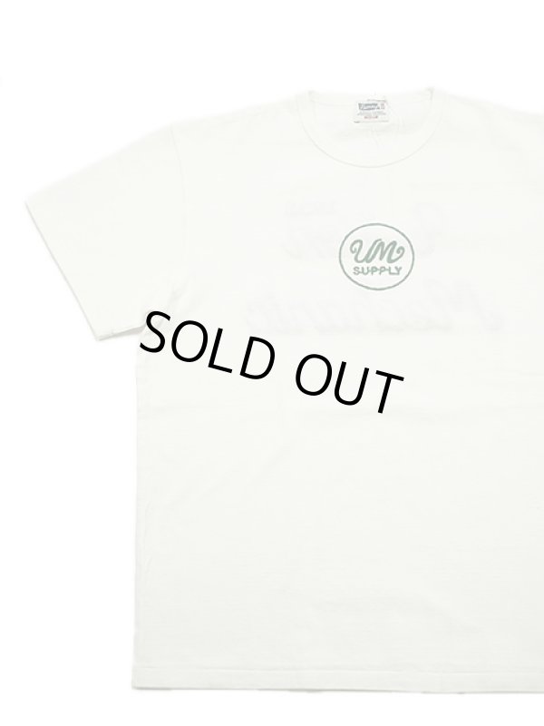 画像2: 【 Pherrow's（フェローズ） 】　刺繍T-シャツ [ Union Mechanic ] [ WHITE ] 【 メール便可 】