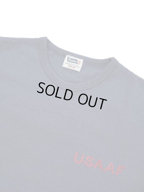 画像3: 【 Pherrow's（フェローズ） 】　刺繍T-シャツ [ USAAF ] [ NAVY ] 【 メール便可 】