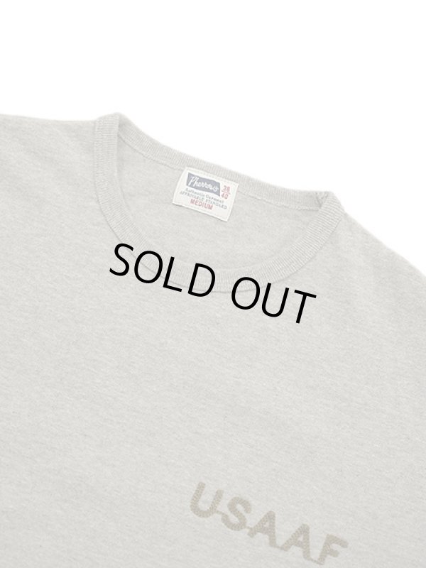 画像3: 【 Pherrow's（フェローズ） 】　刺繍T-シャツ [ USAAF ] [ H.GRAY ] 【 メール便可 】