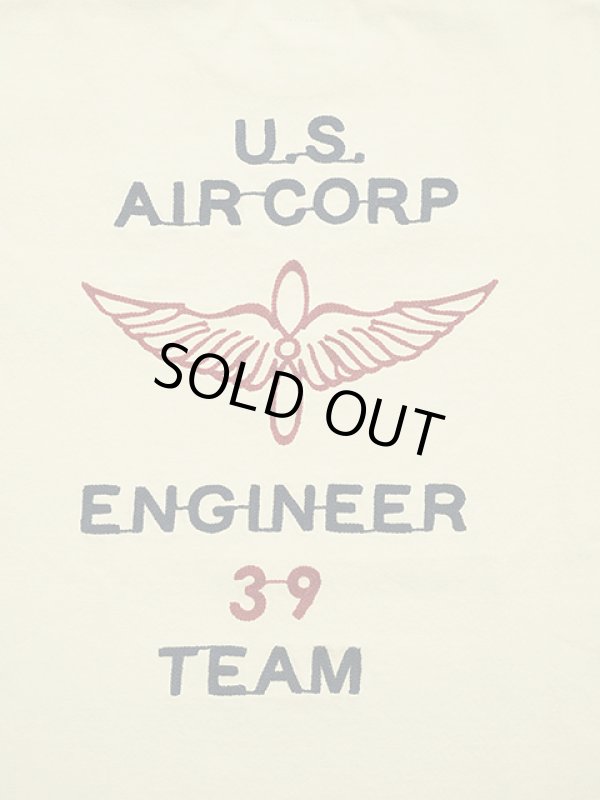 画像6: 【 Pherrow's（フェローズ） 】　刺繍T-シャツ [ USAAF ] [ S.WHITE ] 【 メール便可 】