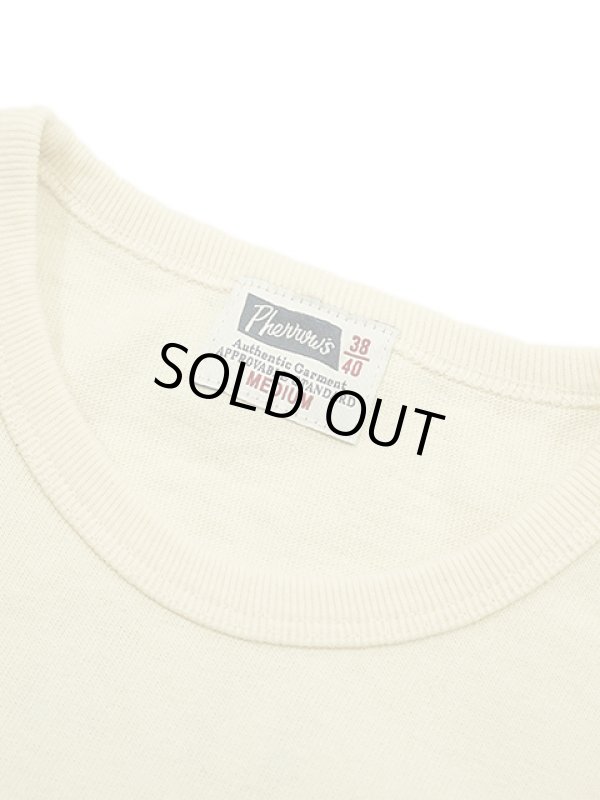 画像7: 【 Pherrow's（フェローズ） 】　刺繍T-シャツ [ USAAF ] [ S.WHITE ] 【 メール便可 】