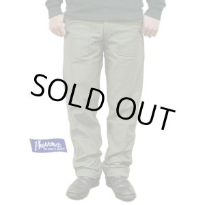 画像: 【 Pherrow's（フェローズ） 】 コットンバックサテンベイカーパンツ [ Utility Pants ] [ OLIVE ]
