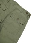 画像10: 【 Pherrow's（フェローズ） 】 コットンバックサテンベイカーパンツ [ Utility Pants ] [ OLIVE ]