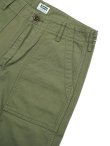 画像4: 【 Pherrow's（フェローズ） 】 コットンバックサテンベイカーパンツ [ Utility Pants ] [ OLIVE ]