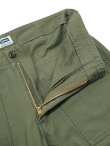 画像6: 【 Pherrow's（フェローズ） 】 コットンバックサテンベイカーパンツ [ Utility Pants ] [ OLIVE ]