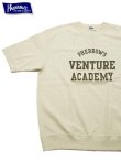 画像1: 【 Pherrow's（フェローズ） 】　半袖スェットタイプ T-シャツ [ VENTURE ACADEMY ] [ OATMEAL ] 【 メール便可 】