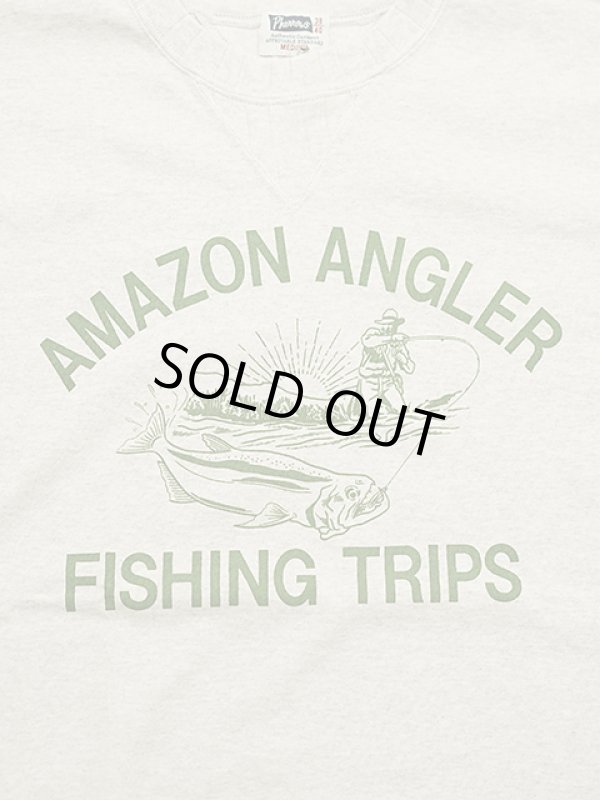 画像4: 【 Pherrow's（フェローズ） 】　半袖スェットタイプ T-シャツ [ AMAZON ANGLER ] [ OATMEAL ] 【 メール便可 】