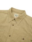 画像3: 【 Pherrow's（フェローズ） 】 コットンリネンワークシャツ [ Cotton Linen Work Shirts ] [ Beige ]