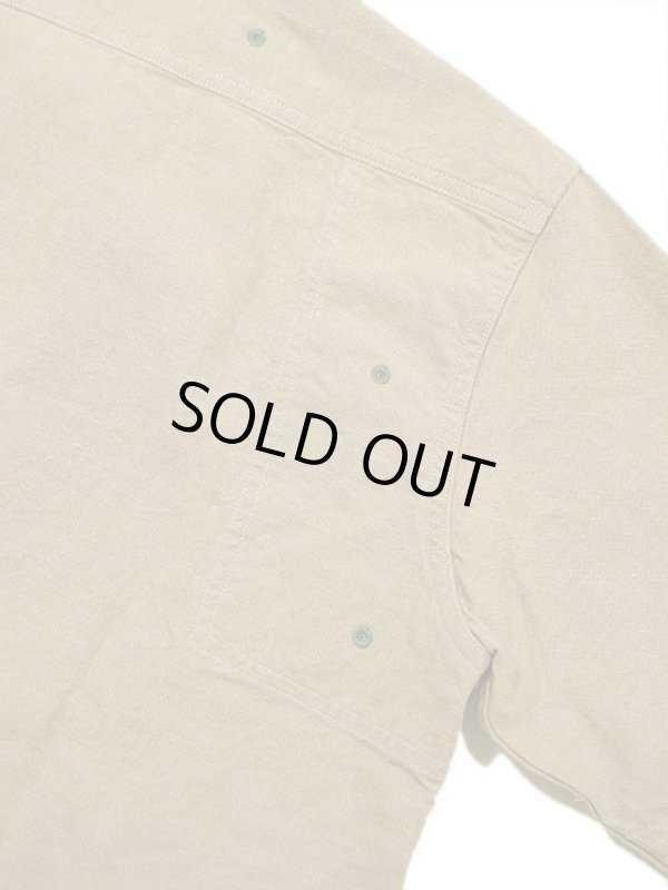 画像9: 【 Pherrow's（フェローズ） 】 コットンリネンワークシャツ [ Cotton Linen Work Shirts ] [ Beige ]