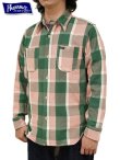 画像1: 【 Pherrow's（フェローズ） 】　ヘビーウェイトフランネルチェックシャツ [ Heavy Flannel Shirts ] [ PINK ]