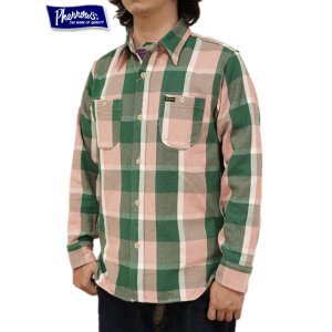 画像: 【 Pherrow's（フェローズ） 】　ヘビーウェイトフランネルチェックシャツ [ Heavy Flannel Shirts ] [ PINK ]