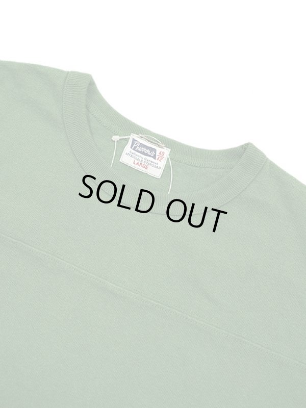 画像3: 【 Pherrow's（フェローズ） 】　フットボール T-シャツ [ L/S Football Tee ] [ Green ] 【 メール便可 】