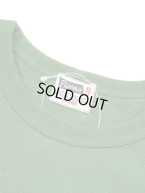 画像5: 【 Pherrow's（フェローズ） 】　フットボール T-シャツ [ L/S Football Tee ] [ Green ] 【 メール便可 】