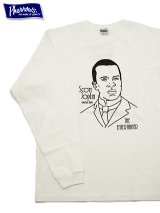 画像: 【 Pherrow's（フェローズ） 】　プリント L/S T-Shirts　[ スコットジョプリン ] [ WHITE ]【 メール便可 】