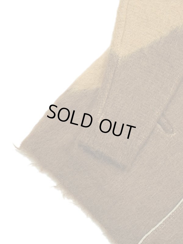 画像5: 【 Pherrow's（フェローズ） 】　モヘアニットカーディガン　[ MOHAIR KNIT CARDIGAN ] [ MUSTARD x BROWN ] 