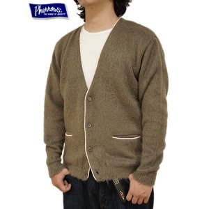 画像: 【 Pherrow's（フェローズ） 】　モヘアニットカーディガン　[ MOHAIR KNIT CARDIGAN ] [ BROWN ] 