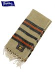 画像1: 【 Pherrow's（フェローズ） 】 ブランケットマフラー [ Native Blanket Scarf ] [ BEIGE ]