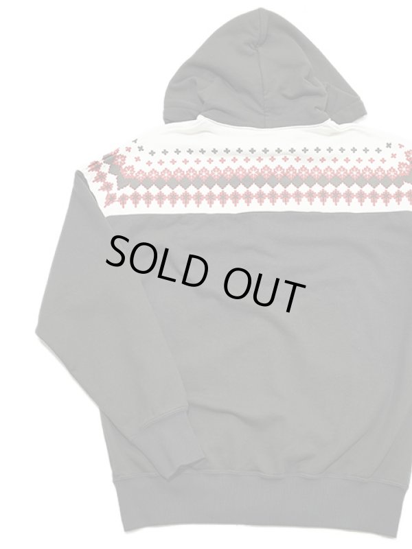 画像2: 【 Pherrow's（フェローズ） 】　雪柄スウェットパーカー [ Snow Pattern Sweat Parka ] [ BLACK ]