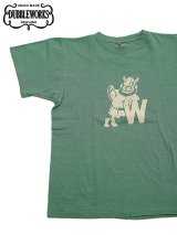 画像: 【 DUBBLEWORKS（ダブルワークス） 】　プリントTシャツ [ Printed Tee ] [ W ] [ EMERALD ] 【 メール便可 】