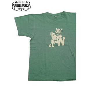 画像: 【 DUBBLEWORKS（ダブルワークス） 】　プリントTシャツ [ Printed Tee ] [ W ] [ EMERALD ] 【 メール便可 】