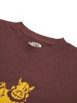 画像3: 【 DUBBLEWORKS（ダブルワークス） 】　プリントTシャツ [ Printed Tee ] [ W ] [ BORDEAUX ] 【 メール便可 】