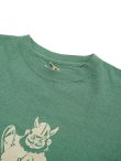 画像3: 【 DUBBLEWORKS（ダブルワークス） 】　プリントTシャツ [ Printed Tee ] [ W ] [ EMERALD ] 【 メール便可 】