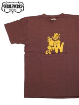 画像: 【 DUBBLEWORKS（ダブルワークス） 】　プリントTシャツ [ Printed Tee ] [ W ] [ BORDEAUX ] 【 メール便可 】