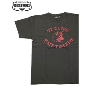 画像: 【 DUBBLEWORKS（ダブルワークス） 】　プリントTシャツ [ Printed Tee ] [ STATE TEACHERS ] [ SUMIKURO ] 【 メール便可 】