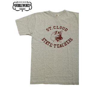 画像: 【 DUBBLEWORKS（ダブルワークス） 】　プリントTシャツ [ Printed Tee ] [ STATE TEACHERS ] [ HEATHER GRAY ] 【 メール便可 】