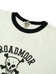 画像3: 【 DUBBLEWORKS（ダブルワークス） 】　リンガーTシャツ [ Ringer Tee ] [ BROADMOOR ] [ OFF WHITE x BLACK ] 【 メール便可 】