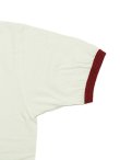 画像5: 【 DUBBLEWORKS（ダブルワークス） 】　リンガーTシャツ [ Ringer Tee ] [ BROADMOOR ] [ OFF WHITE x RED ] 【 メール便可 】