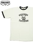 画像1: 【 DUBBLEWORKS（ダブルワークス） 】　リンガーTシャツ [ Ringer Tee ] [ BROADMOOR ] [ OFF WHITE x BLACK ] 【 メール便可 】